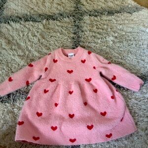 Heart dress with tights